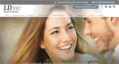 Desktop Screenshot of luxurydentistrynyc.com